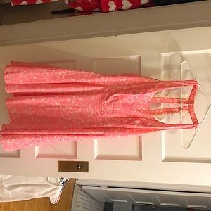 Pink floral Lilly Pulitzer Dress